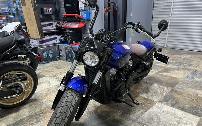 2022 Indian Scout Bobber Twenty ABS Spirit Blue Metallic