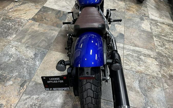 2022 Indian Scout Bobber Twenty ABS Spirit Blue Metallic