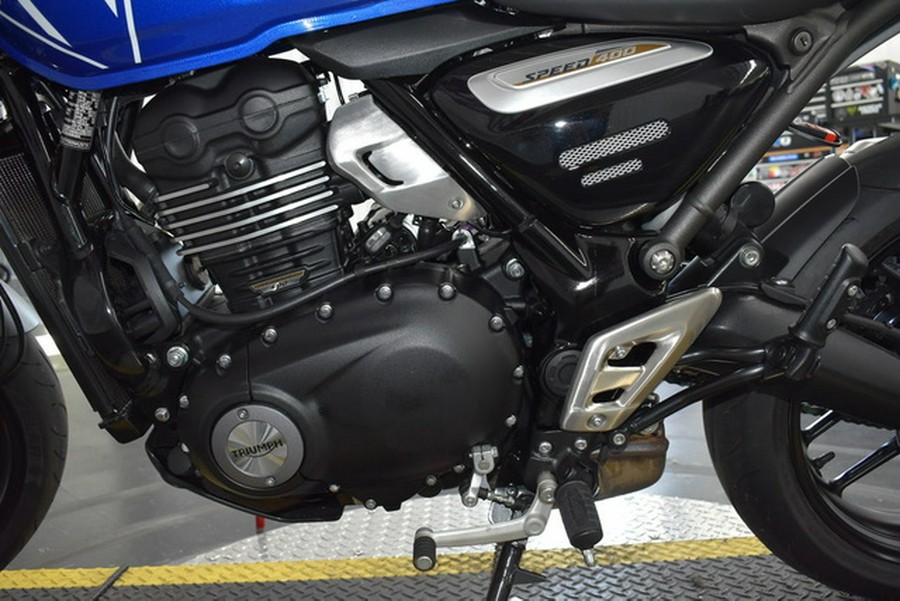 2025 Triumph Speed 400 Caspian Blue Storm Grey
