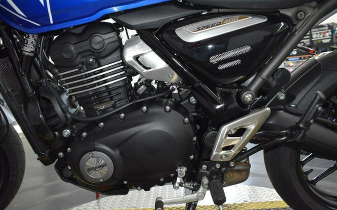 2025 Triumph Speed 400 Caspian Blue Storm Grey