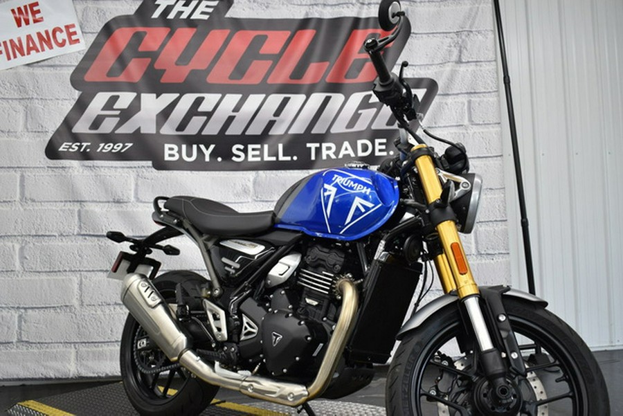 2025 Triumph Speed 400 Caspian Blue Storm Grey