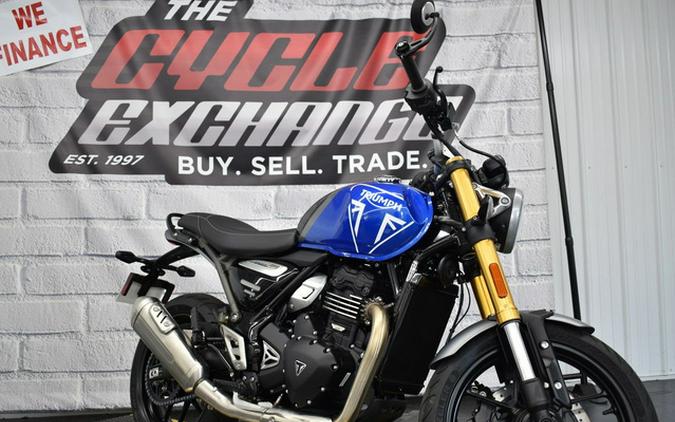 2025 Triumph Speed 400 Caspian Blue Storm Grey