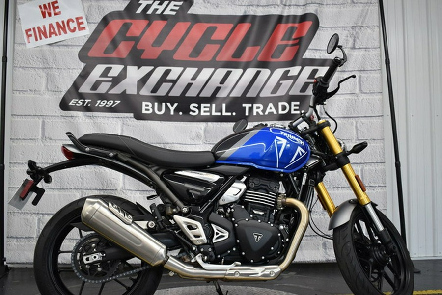2025 Triumph Speed 400 Caspian Blue Storm Grey