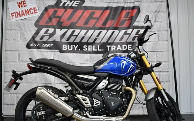 2025 Triumph Speed 400 Caspian Blue Storm Grey
