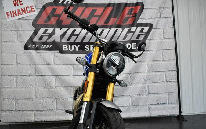 2025 Triumph Speed 400 Caspian Blue Storm Grey