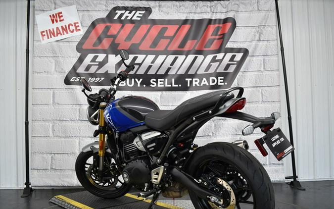 2025 Triumph Speed 400 Caspian Blue Storm Grey
