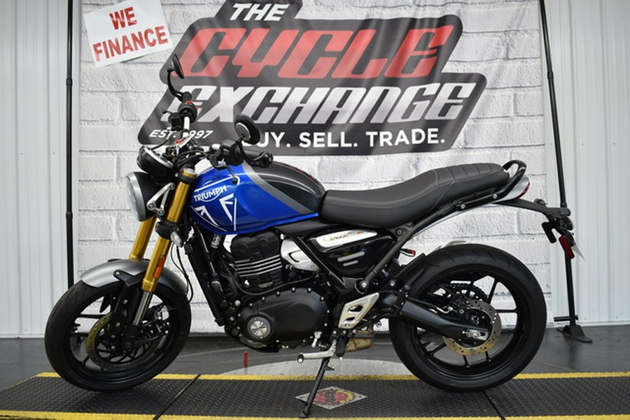 2025 Triumph Speed 400 Caspian Blue Storm Grey