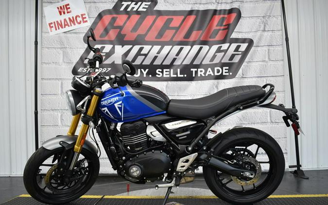 2025 Triumph Speed 400 Caspian Blue Storm Grey