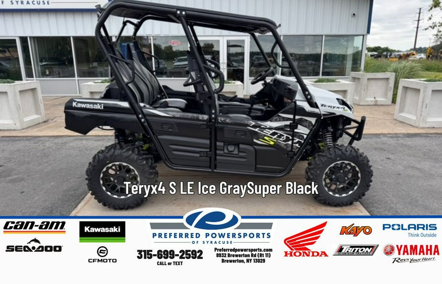 2025 Kawasaki Teryx4 S LE Ice Gray/Super Black