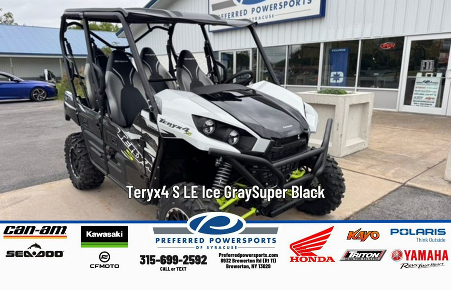 2025 Kawasaki Teryx4 S LE Ice Gray/Super Black