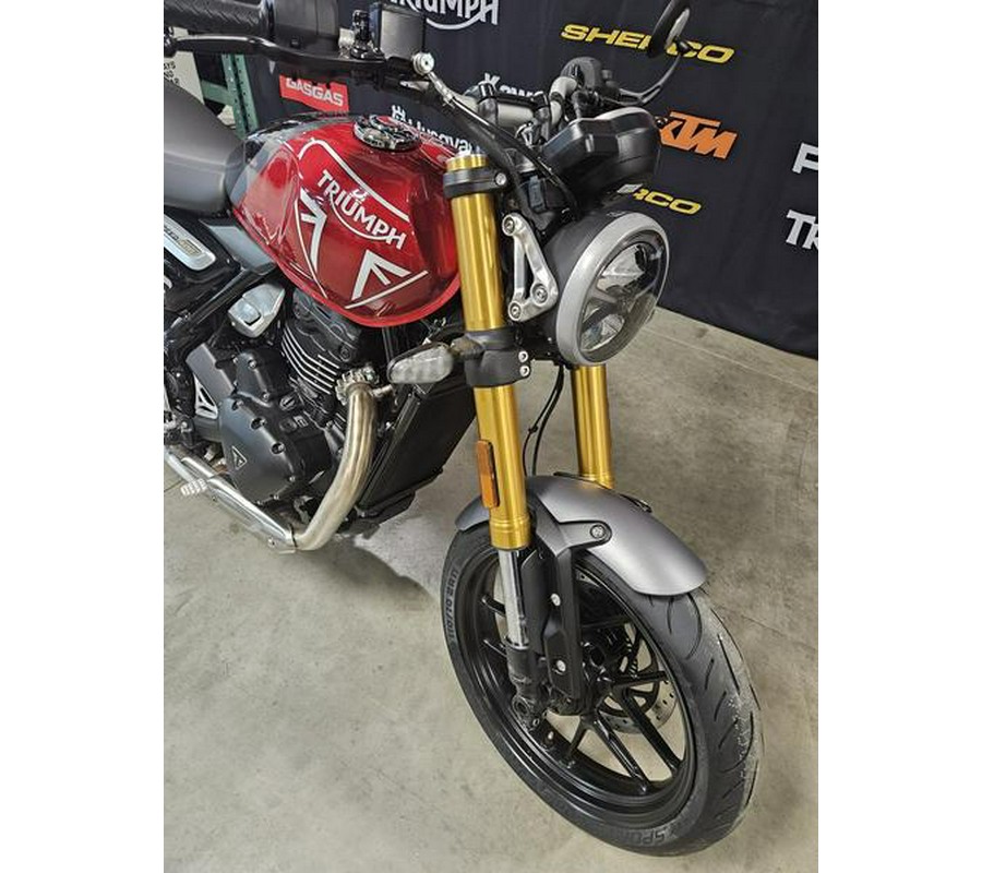 2025 Triumph Speed 400 Carnival Red / Storm Grey