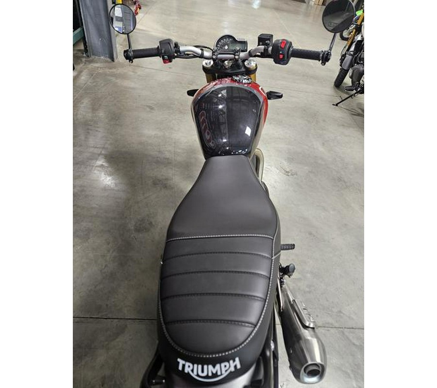 2025 Triumph Speed 400 Carnival Red / Storm Grey