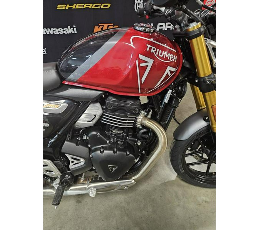 2025 Triumph Speed 400 Carnival Red / Storm Grey