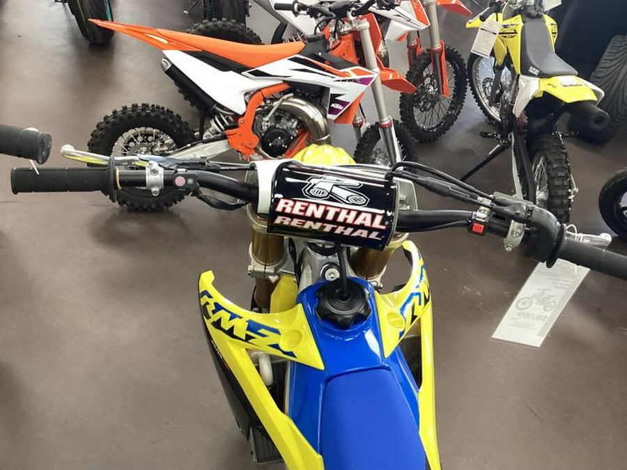 New 2024 SUZUKI RMZ250 CHAMPION YELLOW NO 2