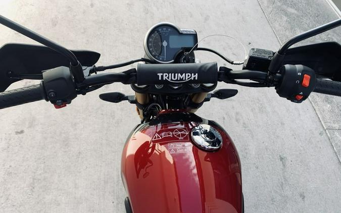 2024 Triumph Scrambler 400 X Carnival Red / Phantom Black