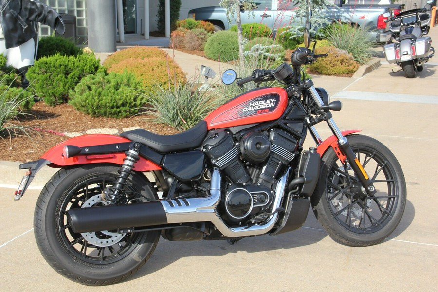 2026 Harley-Davidson Nightster Blood Orange Black Trim