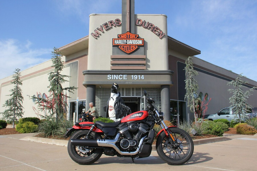 2026 Harley-Davidson Nightster Blood Orange Black Trim