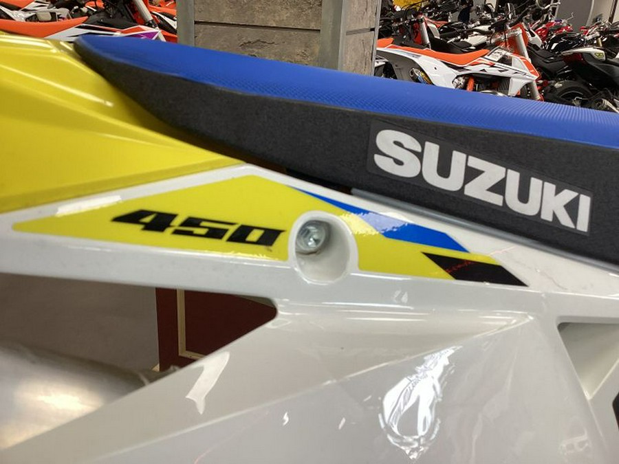 New 2024 SUZUKI RMZ450 CHAMPION YELLOW NO 2