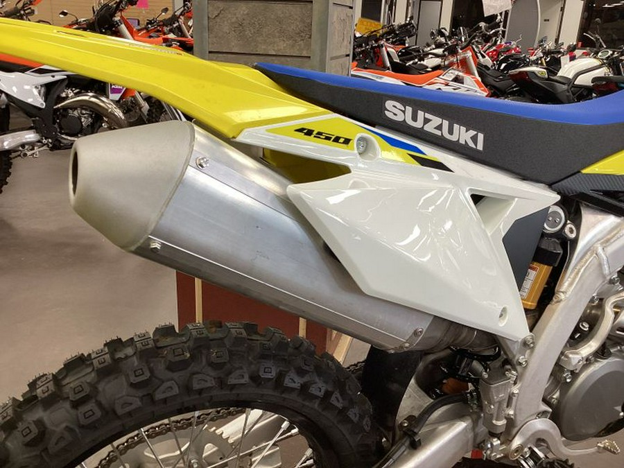 New 2024 SUZUKI RMZ450 CHAMPION YELLOW NO 2