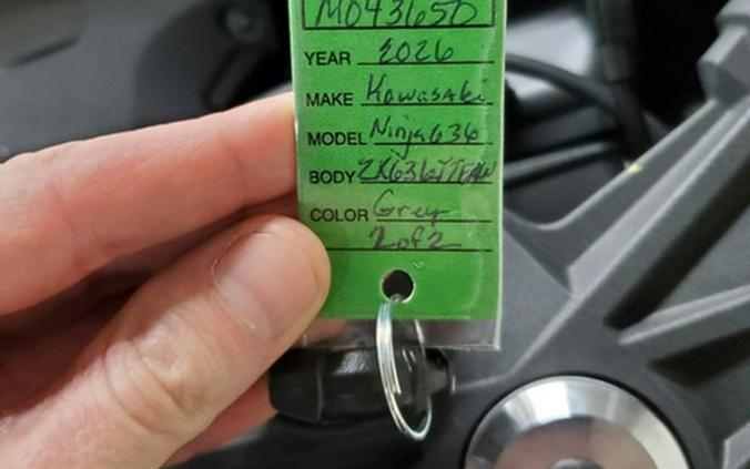 2026 Kawasaki Ninja ZX-6R ABS Carbon ABS