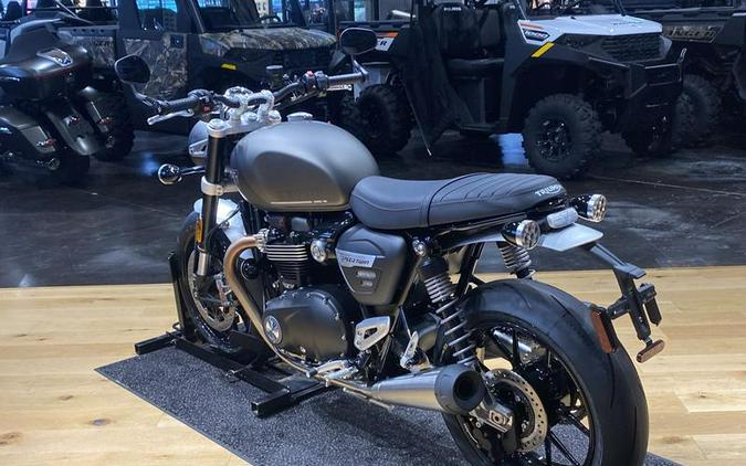 2024 Triumph Speed Twin 1200 Matte Ironstone/Matte Storm Grey