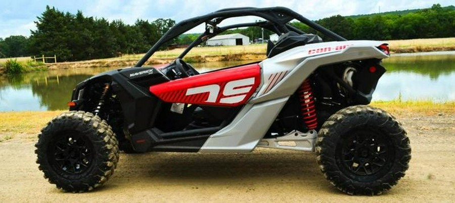 2024 Can-Am® Maverick X3 DS Turbo Fiery Red & Hyper Silver