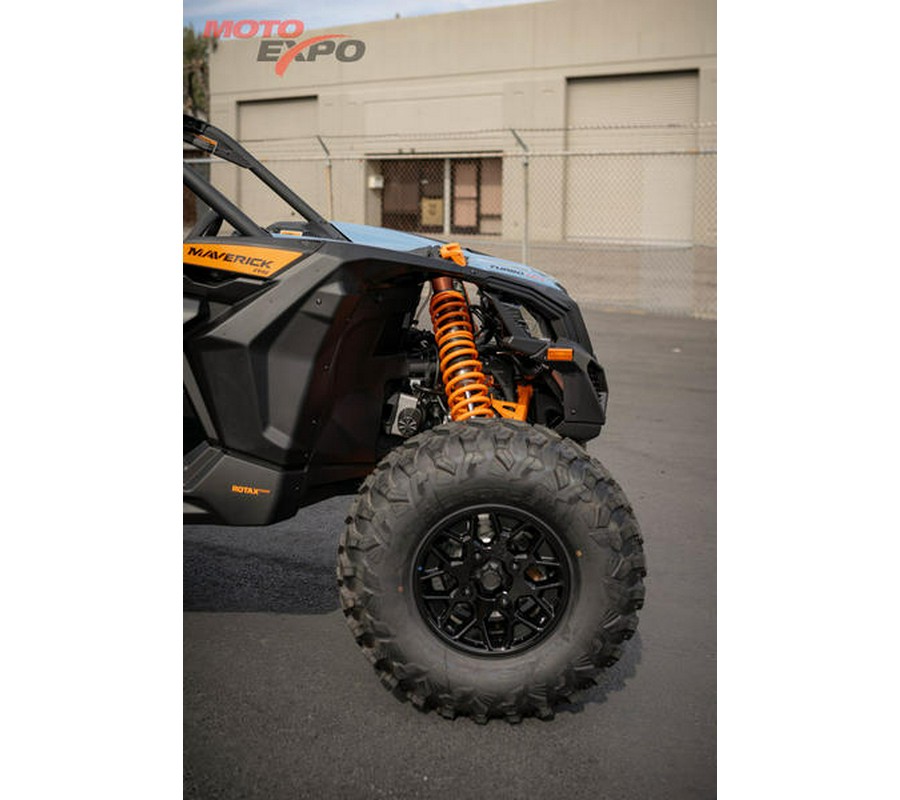 2026 Can-Am® Maverick X3 Max RS Turbo RR Scandi Blue & Orange Crush