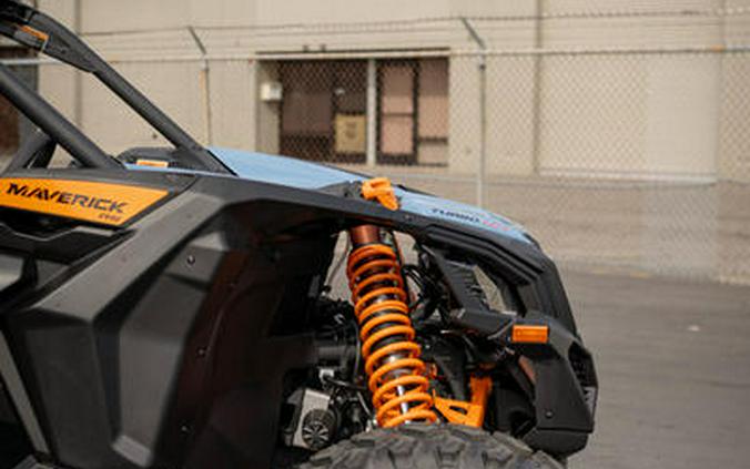 2026 Can-Am® Maverick X3 Max RS Turbo RR Scandi Blue & Orange Crush