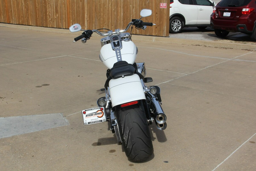 2026 Harley-Davidson Fat Boy White Onyx Pearl Chrome Trim