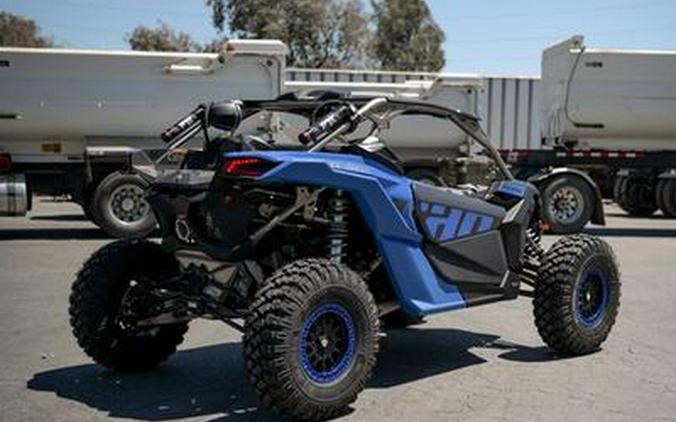 2024 Can-Am® Maverick X3 X rs Turbo RR with Smart-Shox Dazzling Blue & Carbon Black