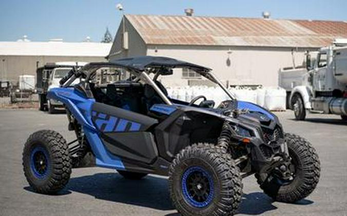 2024 Can-Am® Maverick X3 X rs Turbo RR with Smart-Shox Dazzling Blue & Carbon Black