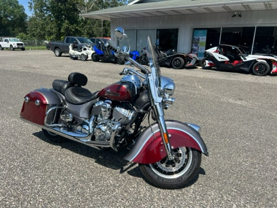 2019 Indian Motorcycle® Springfield® Steel Gray / Burgundy Metallic