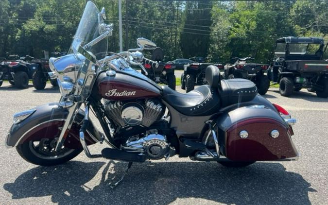 2019 Indian Motorcycle® Springfield® Steel Gray / Burgundy Metallic