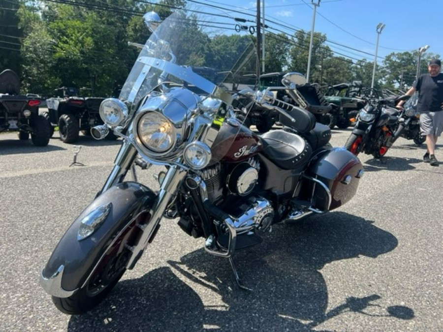 2019 Indian Motorcycle® Springfield® Steel Gray / Burgundy Metallic