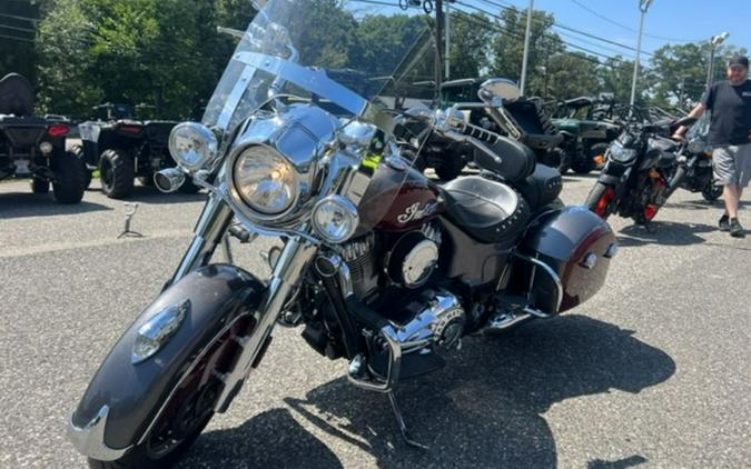 2019 Indian Motorcycle® Springfield® Steel Gray / Burgundy Metallic