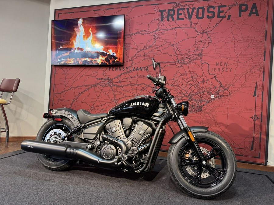 2025 Indian Motorcycle® Scout® Sixty Bobber Black Metallic