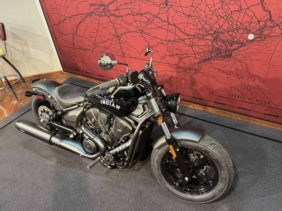 2025 Indian Motorcycle® Scout® Sixty Bobber Black Metallic
