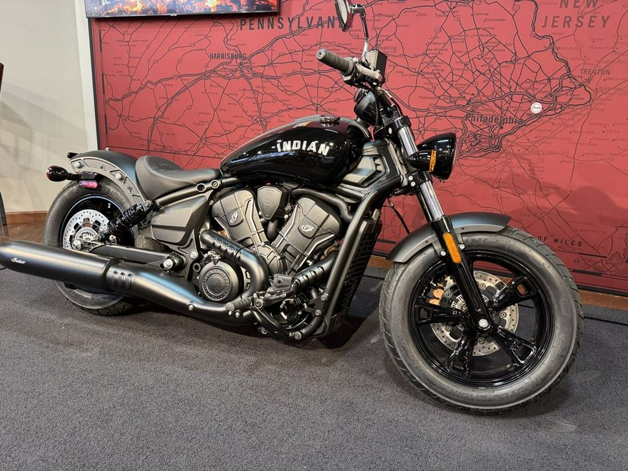 2025 Indian Motorcycle® Scout® Sixty Bobber Black Metallic
