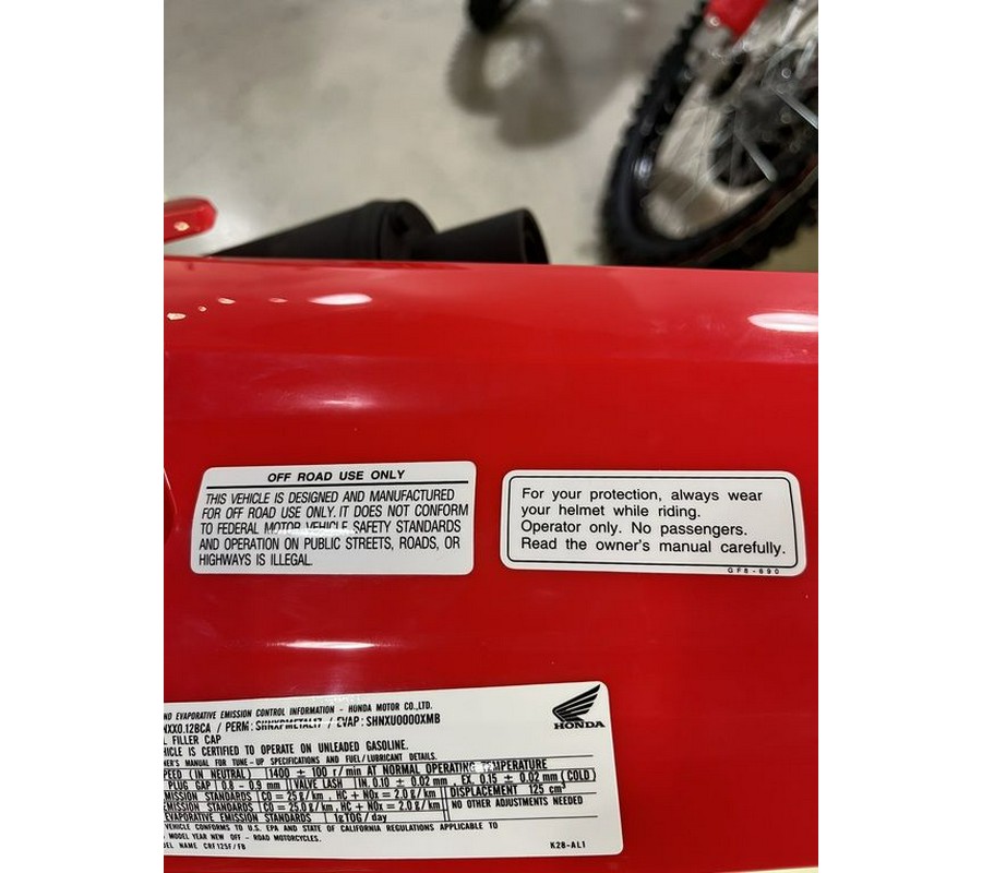 2025 Honda® CRF125F Big Wheel