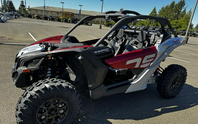 2024 Can-Am® Maverick X3 DS Turbo Fiery Red & Hyper Silver