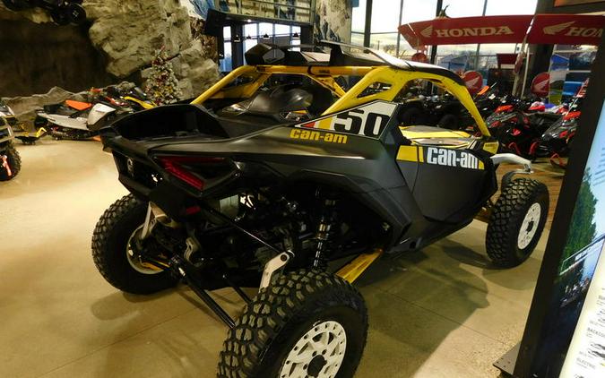 2024 Can-Am® Maverick R X RS Carbon Black & Neo Yellow
