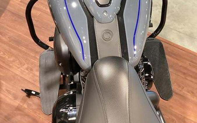 2024 Indian Motorcycle® Chieftain® Dark Horse® w/Powerband Audio Pkg Icon Stealth Gray Azure