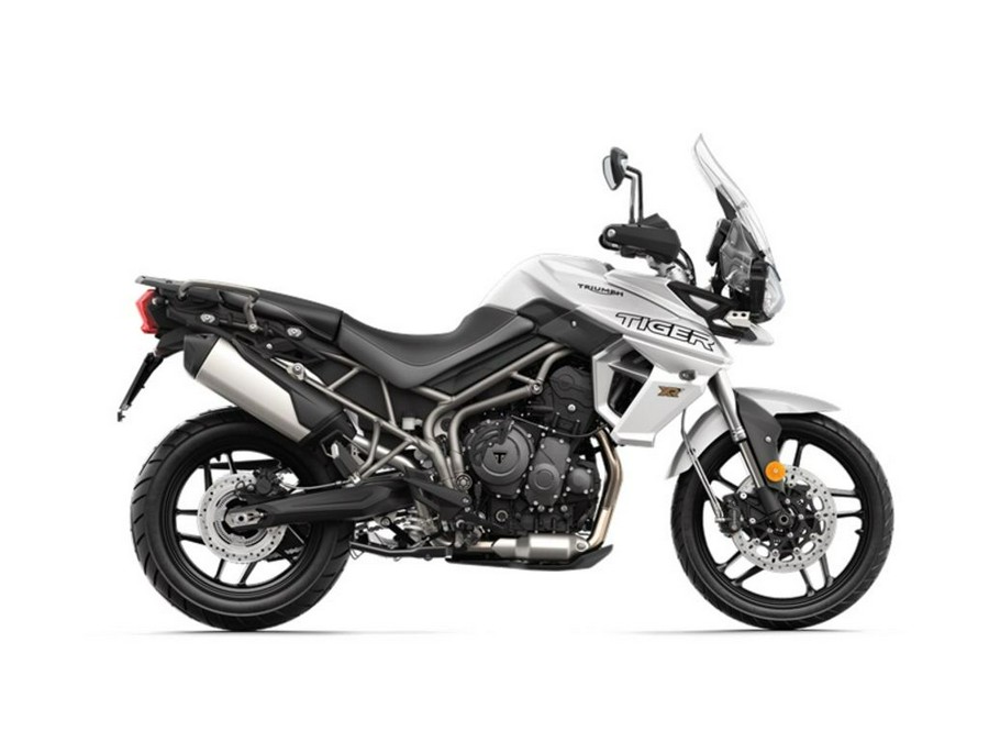 2018 Triumph Tiger 800 XRT Crystal White