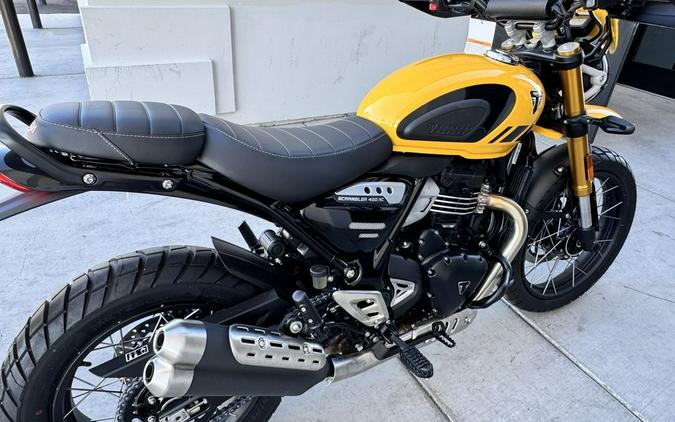 2026 Triumph Scrambler 400 XC Racing Yellow