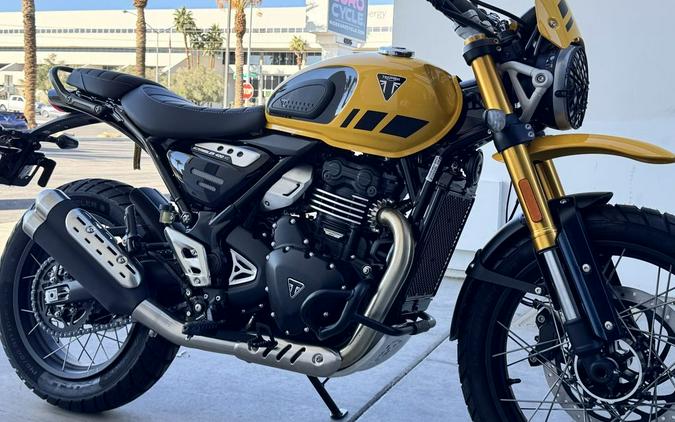 2026 Triumph Scrambler 400 XC Racing Yellow