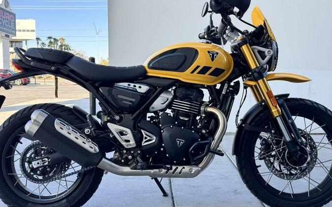 2026 Triumph Scrambler 400 XC Racing Yellow