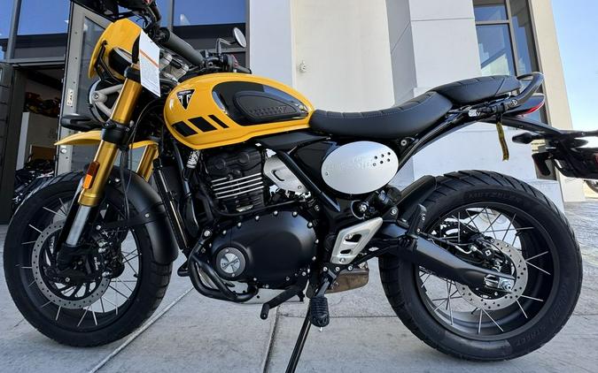 2026 Triumph Scrambler 400 XC Racing Yellow