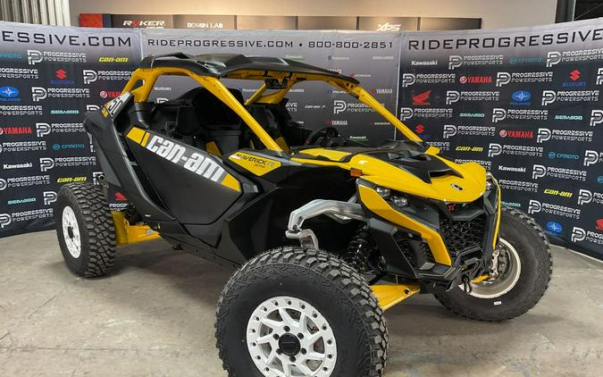 2024 Can-Am® Maverick R X RS Carbon Black & Neo Yellow