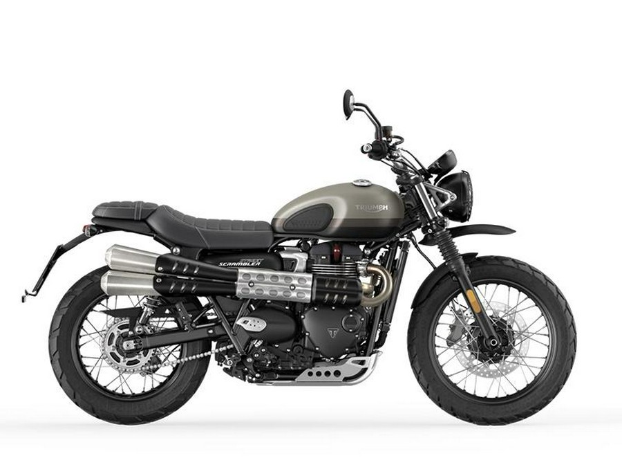 2022 Triumph Street Scrambler Sandstorm Edition Sandstorm Matt Storm Grey