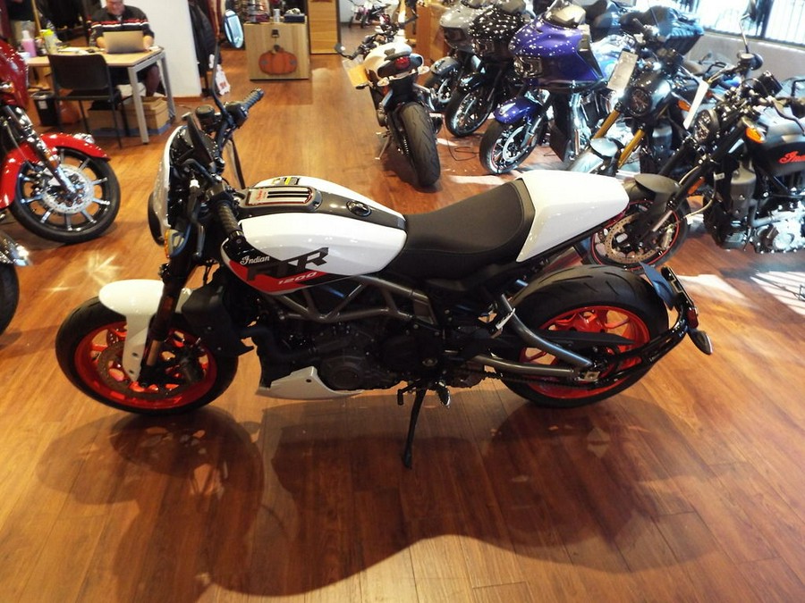 2023 Indian Motorcycle® FTR Sport White Lightning/Indy Red